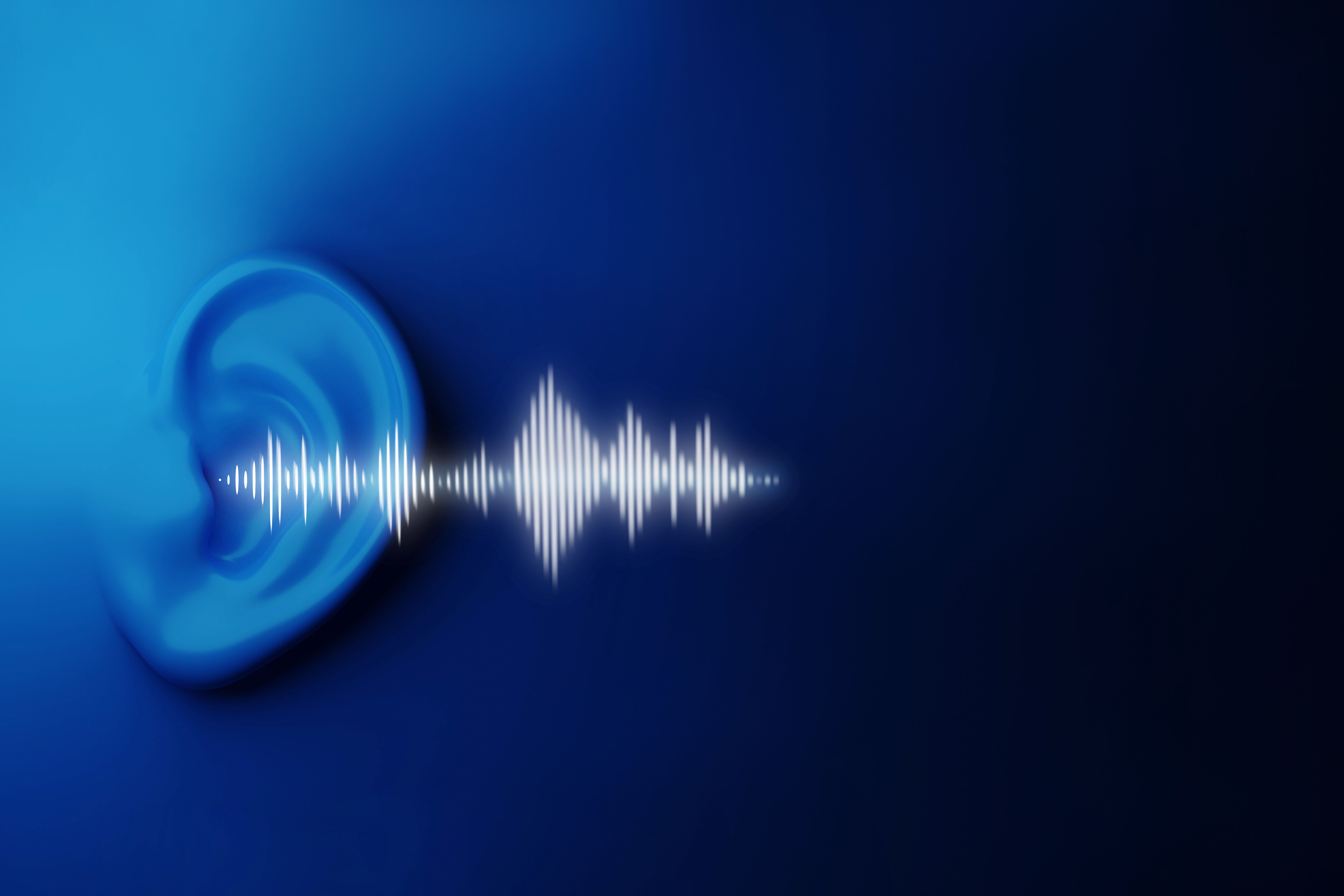 Soundwaves Coming Out From Human Ear