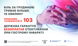 Як і де отримати якісну медичну допомогу при інфаркті: інформаційна кампанія